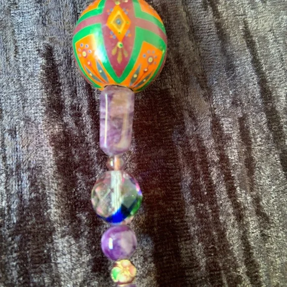 World Tribe Purple Treasure Necklace - Picture 8 of 9